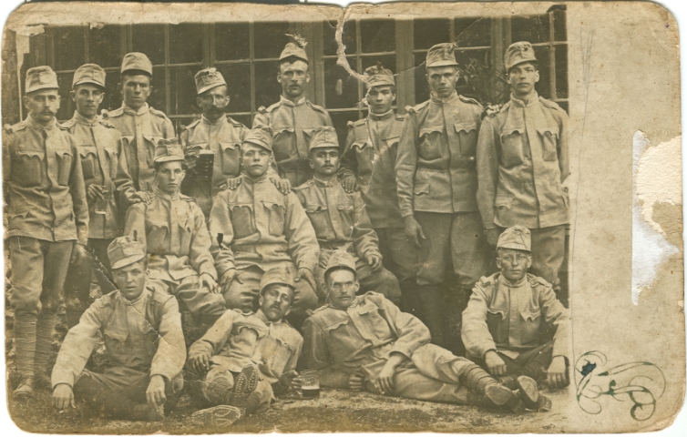 711 Leski rudarji pred odhodom v vojsko 1915 1916 (Small)